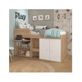 thumbnail image 3 of Cama Multifuncional Individual SKAL LIVING Roble/Blanco BB08, 3 of 4