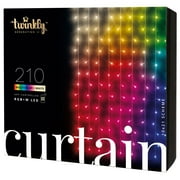 Twinkly Curtain App-Controlled Smart 210 Multicolor RGB+W LED Christmas Lights