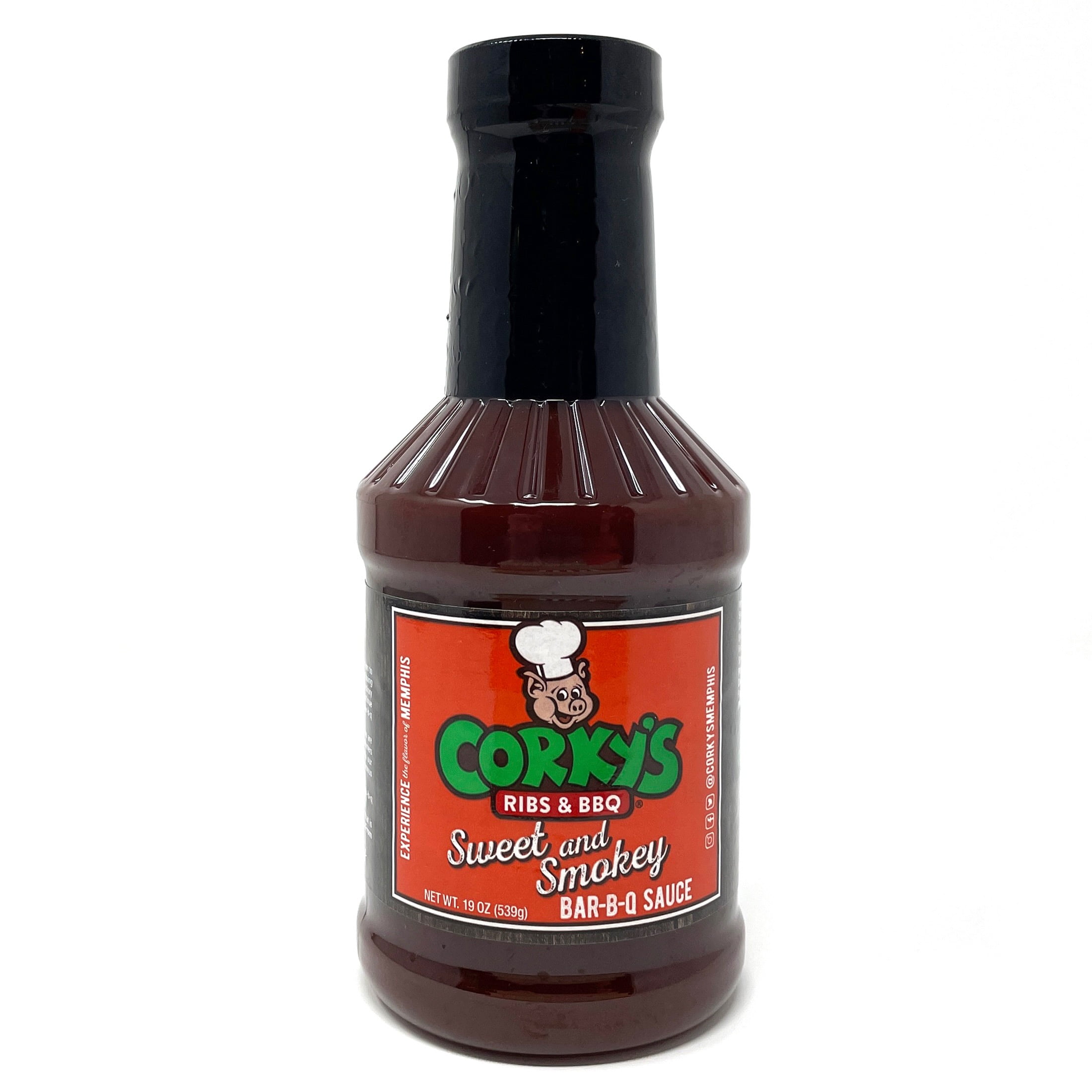 Corky's Sweet & Smokey Memphis BarBQue Sauce, 19 oz