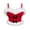 Red, variant on Kaemgyyd Womens Tops Fashion Christmas Outfit Cute Fuzzy Trim Spaghetti Strap Corset for Women Waist Cincher Body Shapewear