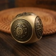 thumbnail image 5 of Kafsov Brass Hexagonal Ball Spinner, Luxurious Hand Fidget for Stress Relief and Focus Enhancement A, 5 of 5