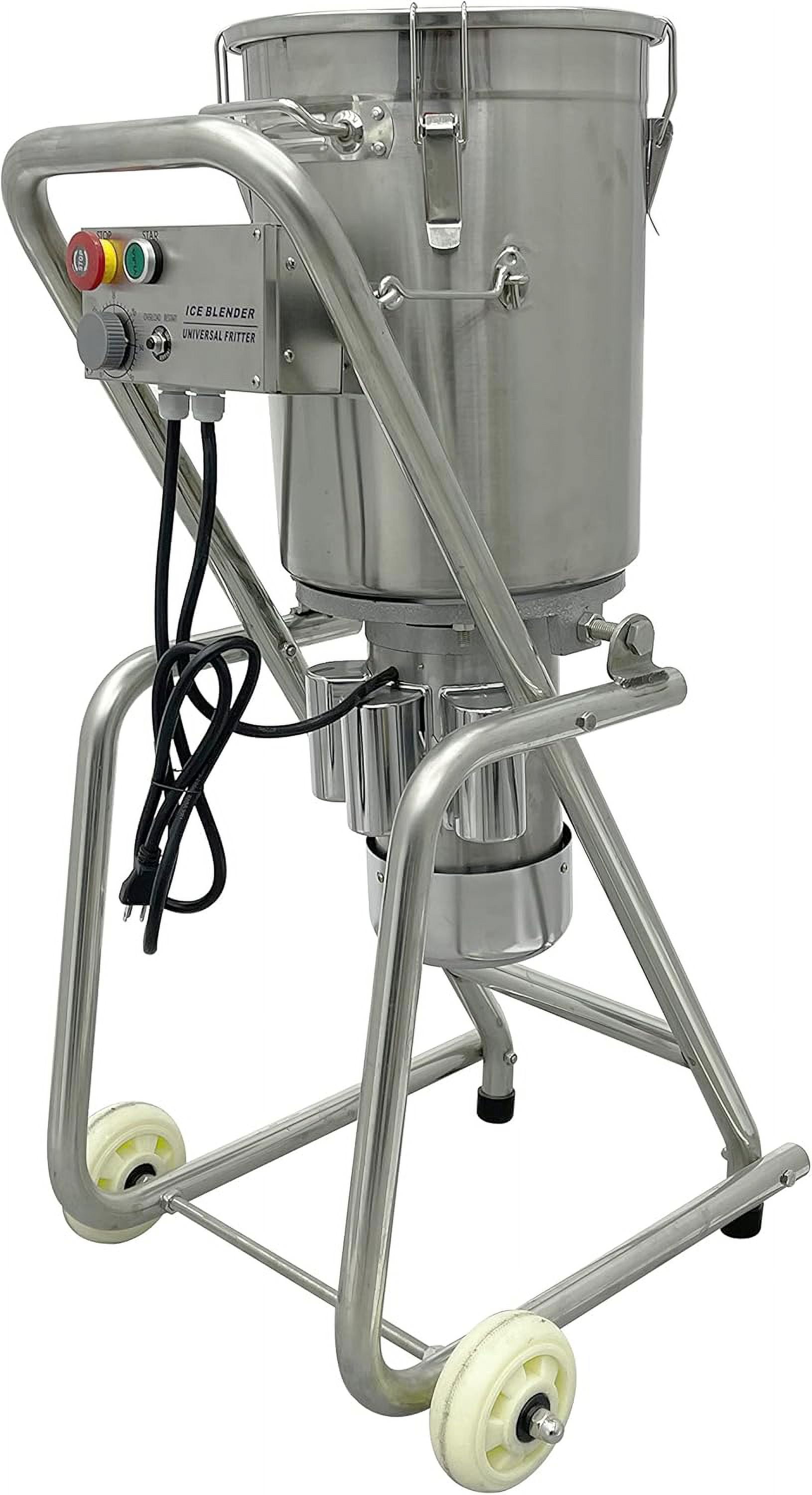 Commercial Meat Vegetable Chopper Electric Prep Food Processor Stainless Steel 32L