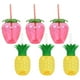 thumbnail image 1 of DQrwqpou 6 Vasos para 500 Ml Con Recuerdos Fiesta Con Pajita (3 Piñas + 3 Fresas), 1 of 9