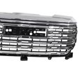 thumbnail image 3 of JX RACING Front Upper Grille Compatible with 2022 2023 2024 GMC Sierra 1500 Grill W/Camera Hole Chrome, 3 of 7