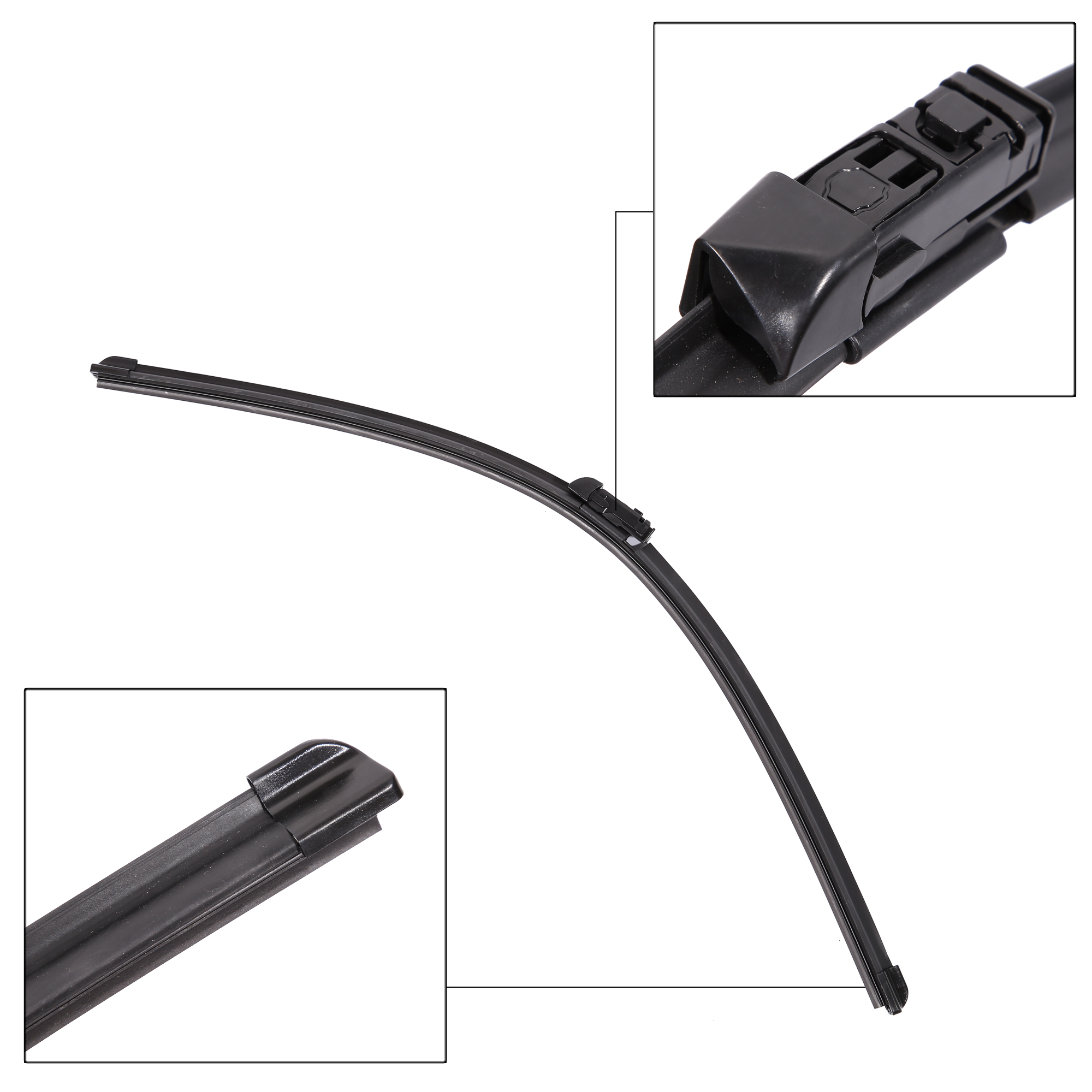 Unique Bargains 3Pcs 26" 16" 14" Front Windshield Wiper Blades for Toyota CHR