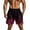 A Pink, variant on Shorts Men Casual Men Shorts Casual Men's Casual Homewear Flame Printing Funny Printed Trousers Beach Sports Shorts Fast-Drying Trousers Yellow S