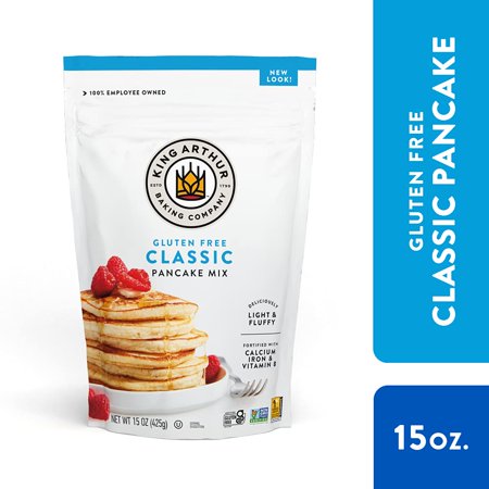 King Arthur Flour  Gluten Free Pancake Mix  15 Oz (Pack of 2)