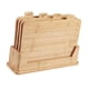 thumbnail image 4 of 4 tablas de cortar de madera con soporte, tabla de cortar para el hogar, tabla de cortar para cocina al aire libre, bloque de cortar de madera para, 4 of 9