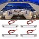 thumbnail image 4 of Tira de luces de navegación luz indicadora lateral LED superbrillante multifuncional de 12 V IP65 resistente al agua para yate para autobús ANGGREK Otros, 4 of 8