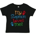 thumbnail image 3 of Inktastic My Stepmom Loves Me Boys or Girls Toddler T-Shirt, 3 of 5