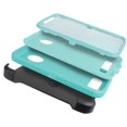 thumbnail image 2 of VALUE PACK + For Motorola Moto Z3/Z3 Play Holster Hybrid Layers Shock Resistant Design Protective Phone Case with Built-in Screen Protector and Kickstand (Teal), 2 of 4