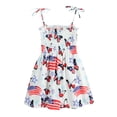 thumbnail image 1 of CM-Kid Little Girls Dresses Size 7 American Flag Patriotic Clothes Dress 7T, 1 of 7
