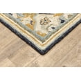thumbnail image 2 of Oriental Weavers Alfresco Hand-made Wool Area Rug - 28406 - 8' x 10' - in Blue/ Gold - Vintage Inspired, Hand-Made Wool Rugs, Dining, Living Room Rug, 2 of 2