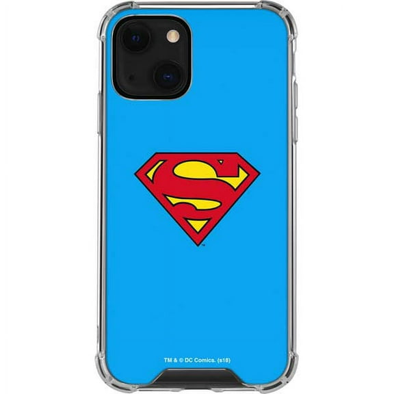 Skinit DC Comics Superman Official Logo iPhone 13 Clear Case