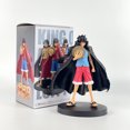 thumbnail image 2 of Sombrero de paja de una pieza, capa para niño, combinación de Luffy, versión teatral, modelo, adorno de muñeca, figura en caja, 2 of 5