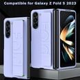 thumbnail image 6 of Compatible Samsung Galaxy Z Fold 5 Case Strap Purple,Full Protective Hard PC Bumper Lightweight Case Cover for Samsung Z Fold 5 Phone Case with Strap,Samsung Galaxy Z Fold 5 Thin Case for Women, 6 of 14