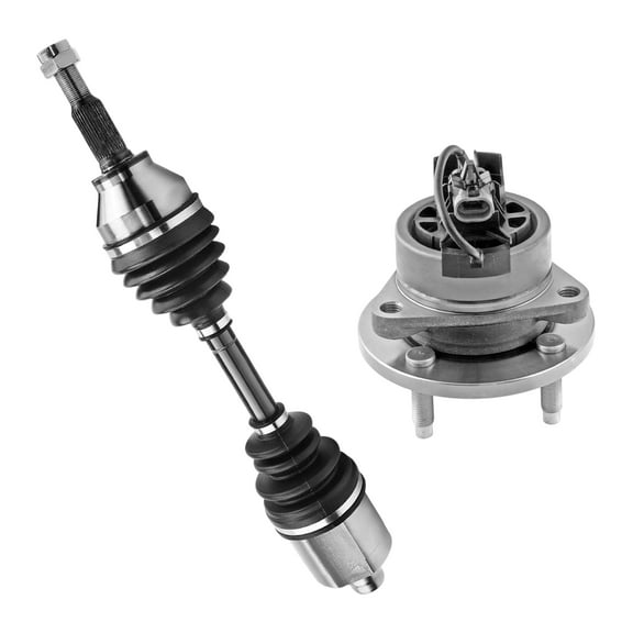 AutoShack Front Left or Right CV Axle Shaft Wheel Hub Bearing Assembly Replacement for 2005-2010 Chevrolet Cobalt FWD 2005-2007 Saturn Ion FWD Driver or Passenger Side 4-Lug 4 HUB010200144