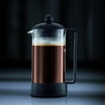thumbnail image 4 of Bodum 1548-01US Brazil French Press Coffee Maker, 8 Cup, 34 Ounce, Black, 4 of 9