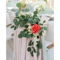 thumbnail image 3 of 25 PCS Red Artificial Flowers Real Looking Faux Foam Fake Roses with Stems for Wedding Decoration Bridal Shower Centerpieces Arrangements Party Tables Decor, 3 of 6