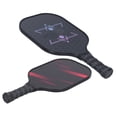 thumbnail image 2 of Glass Fibre Pickleball Paddle, Widely Used Pickleball Paddle Carbon Fiber Usapa Approved Pickleball Racket Set  Durability  For Home For Man, 2 of 8