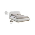 thumbnail image 2 of Meridian Furniture Vaughn Cream Linen Textured Fabric King Bed, 2 of 10