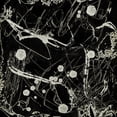 thumbnail image 2 of Wang, Melissa 12x12 White Modern Wood Framed Museum Art Print Titled - Ink Line Abstract I, 2 of 4