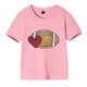 thumbnail image 1 of Gibobby Blusa Manga Larga Niñas Camisetas con estampado de de Rugby de manga corta para niños y niñas, ropa de moda (Rosa, 2-3 Años), 1 of 3