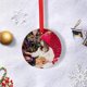 thumbnail image 3 of Adorno de sublimación navideño de aluminio en blanco, 3 of 4