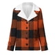 thumbnail image 4 of Puntoco Abrigo Mujer Invierno Cálido Compuesto Felpa Botón Solapas Chaqueta Outwear Abrigo Liquidación Puntoco Puntoco-1, 4 of 4