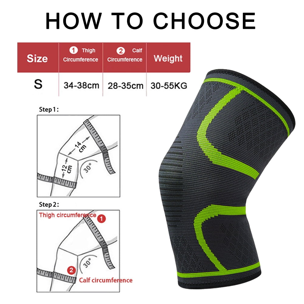 Knee Brace, Knee Compression Sleeve Support for Men and Women, Knee Pads for Running