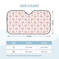 thumbnail image 3 of Bingfone Rabbit Is And Carrots Car Windshield Sunshade,Sun Foldable Sun Shield Sun Visor for Car - Small, 3 of 8