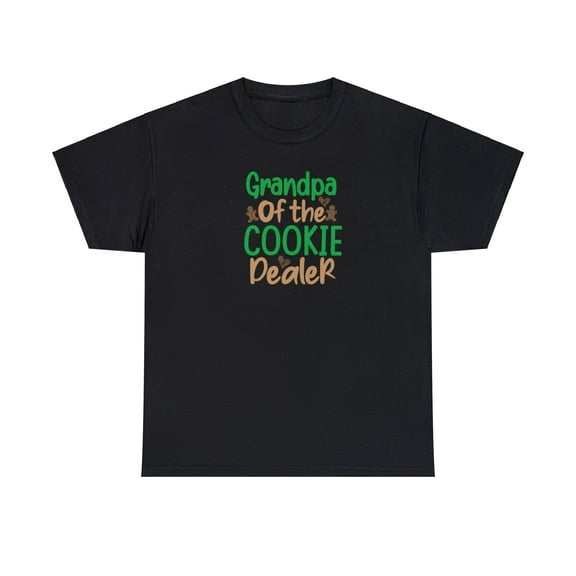 Grandpa of the Cookie Dealer Girl Scout Grandpa Unisex Heavy Cotton Tee