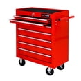 thumbnail image 4 of 7 Drawer Rolling Tool Chest with Wheels, Lockable Heavy-Duty Steel Tool Cabinet for Father's Garage Workshop Repair Shop, 4 of 14
