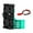 Green, variant on HILABEE RC Car Motor Cooling Fan Accessories Sturdy Aluminum Alloy for 3674 3650 550 Black