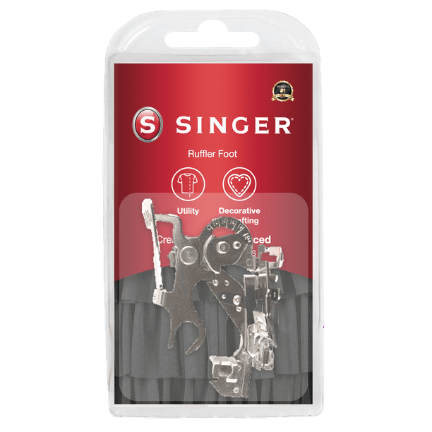 SINGER® Ruffler Attachment Presser Foot for LowShank Sewing Machines