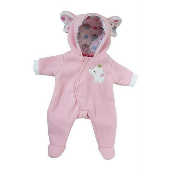 Berenguer Boutique CLO30040E 14 - 18 Po. Poupée Bébé Éléphant à Capuche, Rose