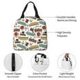 thumbnail image 3 of Yiaed Art Of Living Print Insulated Lunch Bag Reusable Cute Tote Lunch Box, Leakproof Cooler Lunch Bags for Work Office Travel School Picnic, 3 of 5