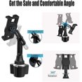 thumbnail image 4 of Obelet Car Tablet Holder, Universal Obelet Tablet Holder With Telescopic Arm, Car Cup Phone Holder, 4 of 5