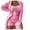 Pink, variant on Scyoekwg Womens 2 Piece Outfit Tracksuits Fall Outfits Long Sleeve Tops Shorts Casual Matching Outfits Fashion Two Piece Set Lounge Set (Pink,XXXL)