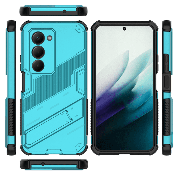 Funda GANGXUN Antigolpes para Xiaomi Redmi 15 4G con Soporte Invisible, Antihuellas y Protección Completa