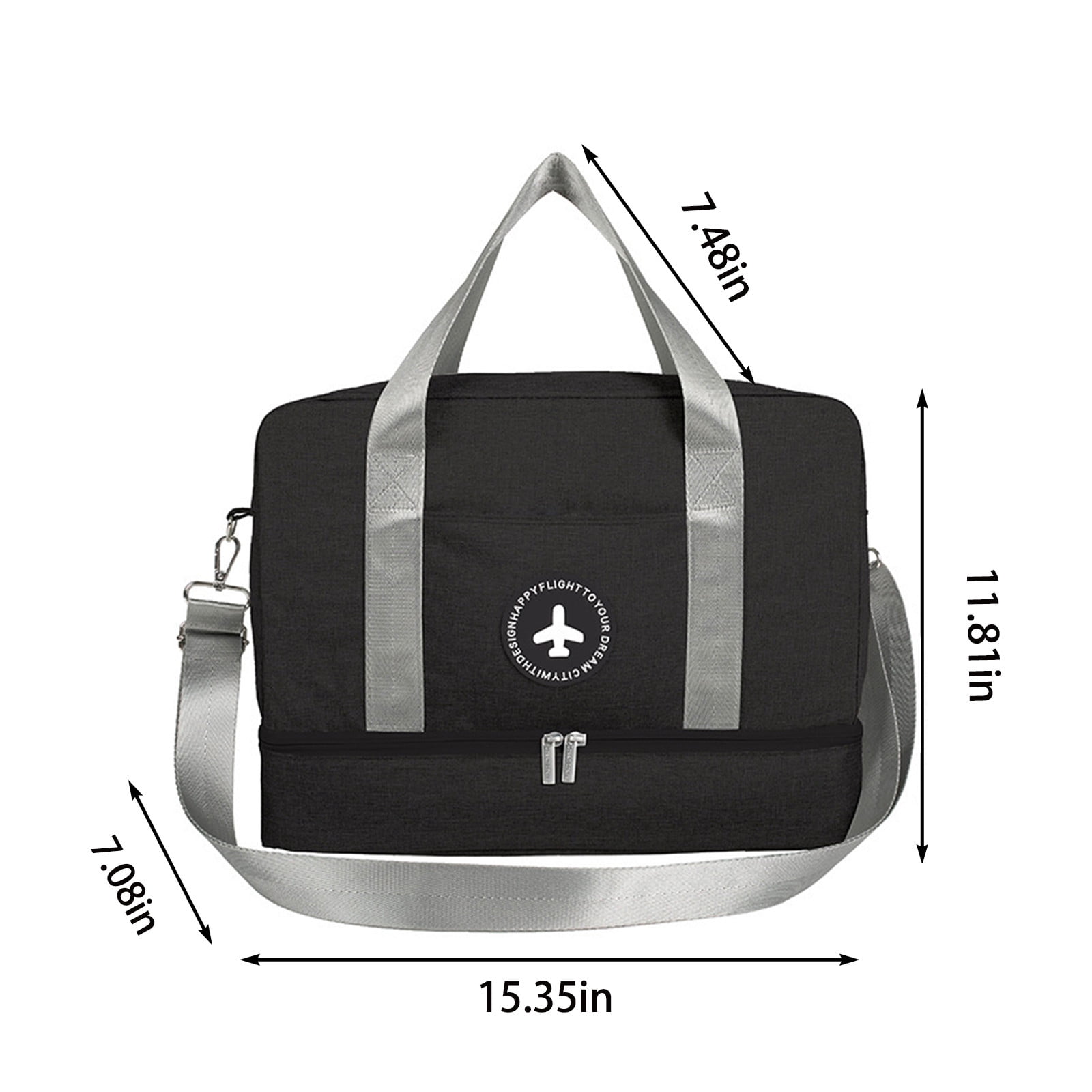 Loopsun Organization and Storage Waterproof Travel Duffel Bag, Carryon