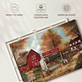 thumbnail image 6 of Elephant Stock Autumn Farm Fresh Wall Art - Horizontal Canvas Wall Art - Living Room Wall Decor - Nature Canvas - Red And Brown Decor By Ruane Manning - 51" x 34", 6 of 8