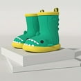 thumbnail image 2 of Toddler Girl's Cartoon Shark EVA Rain Boots, Non-slip Wear-resistant Waterproof Rain Shoes For Outdoor, 2 of 5