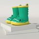 thumbnail image 2 of Toddler Girl's Cartoon Shark EVA Rain Boots, Non-slip Wear-resistant Waterproof Rain Shoes For Outdoor, 2 of 4