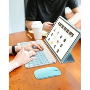 Tablet 2 in 1 Tablet with Keyboard Including Case Mouse Stylus, 10 inch Tablet Android 14 Tablets PC, 10.1 HD Tab 6000mah Battery 32GB+1024GB Expandable Tableta Computer