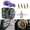 thumbnail image 3 of 4 In 1 Tire Valve Stem Removal Tool Valve Stem Puller Valve Cleaning Tool Removal Repair Tire Wrench Core Tool Tire Core To D8U0, 3 of 5