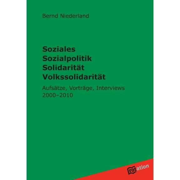 Soziales Sozialpolitik Solidaritat Volkssolidaritat (Paperback)