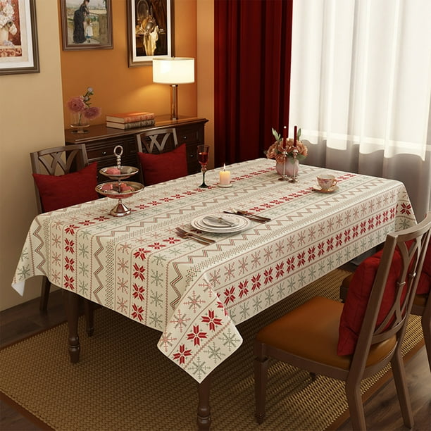 Puntoco Liquidación De Adornos Decorativos Navideños Mantel Para Sala De Estar Mantel Para Mesa Mantel De Decoración Navideña Mantel Para Picnic Al Aire Libre