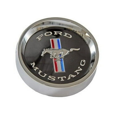 Scott Drake C5ZZ-1130-BK 1965-1966 Styled Steel Hub Caps Black
