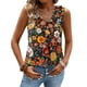 thumbnail image 2 of Camisetas sin mangas Gaharu para mujer, blusa con volantes, negra, XXL, 2 of 6